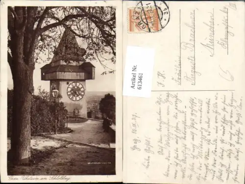 613461,Graz Uhrturm am Schlossberg pub Erika Verlag Steffen Lichtbild 130