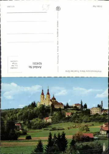624331,Maria Trost b. Graz Wallfahrtskirche Kirche Basilika Mariatrost