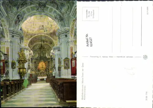 624527,Wallfahrtskirche Maria Trost Mariatrost Graz Kircheninneres