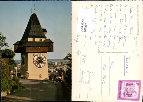625397,Graz Uhrturm auf d. Schloßberg