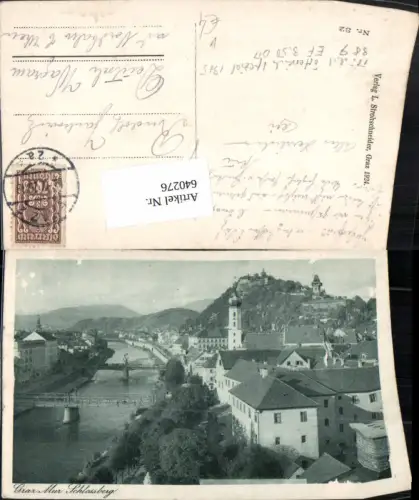 640276,Graz Mur Schlossberg pub L. Strohschneider 32