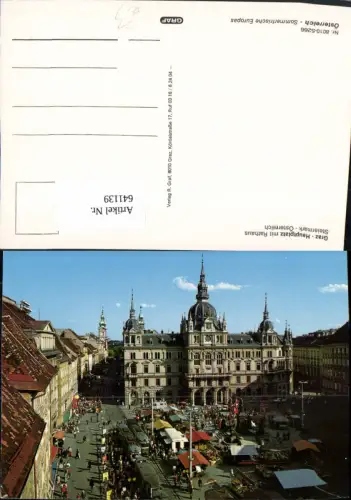 641139,Graz Hauptplatz m. Rathaus