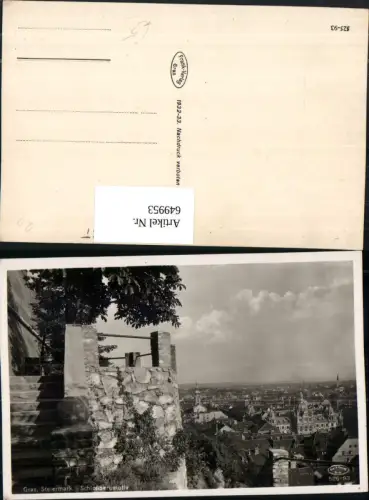 649953,Graz Schlossbergmotiv Schlossberg pub Frank Verlag 525-93