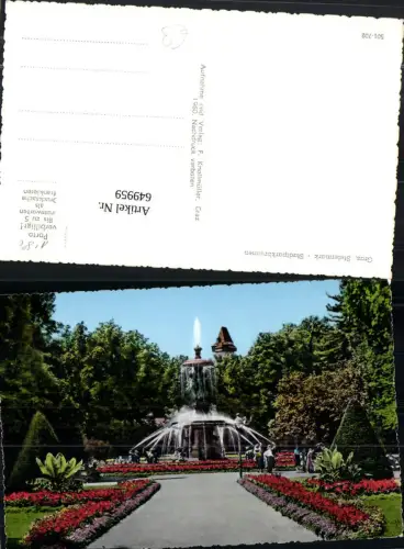 649959,Graz Stadtpark Brunnen