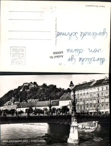 649968,Graz Mur Schlossberg Brücke