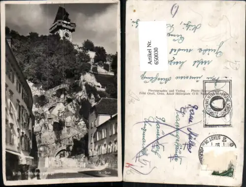 650030,Graz Schlossbergsteig Schlossbergstiege pub Fritz Gratl 16