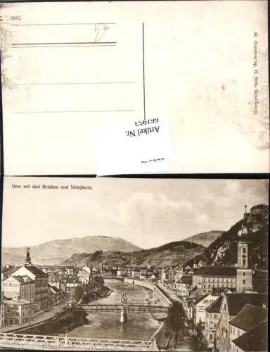 661953,Graz Brücke Mur Schlossberg