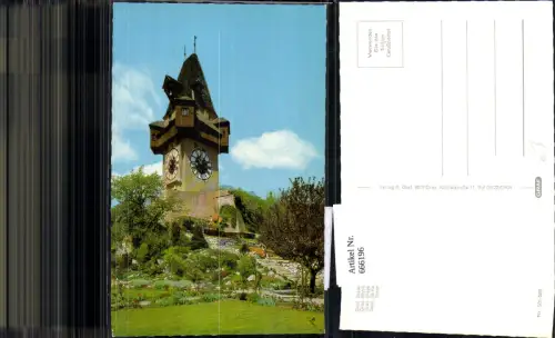 666196,Graz Uhrturm auf d. Schloßberg