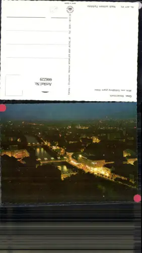666229,Graz Blick v. Schloßberg geg. Süden b. Nacht