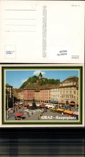 666238,Graz Hauptplatz Markt Straßenbahn