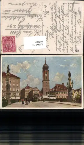 667167,Künstler Ak Graz pub Hans Hausner 7012/21