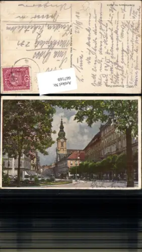 667169,Künstler Ak Graz Bismarck-Platz pub Hans Hausner 7012/8
