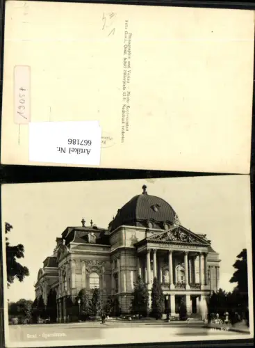 667186,Foto Ak Graz Opernhaus Oper pub Fritz Gratl 133