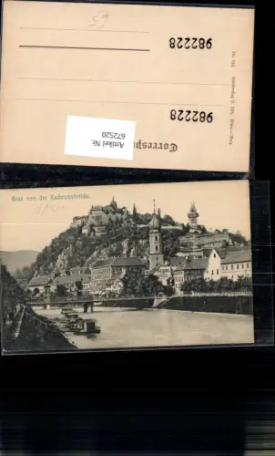 672520,Graz v. d. Radetzkybrücke Brücke