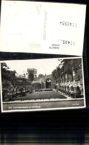 672529,Foto Ak Graz Freilichtbühne a. Schlossberg pub Fritz Gratl 784