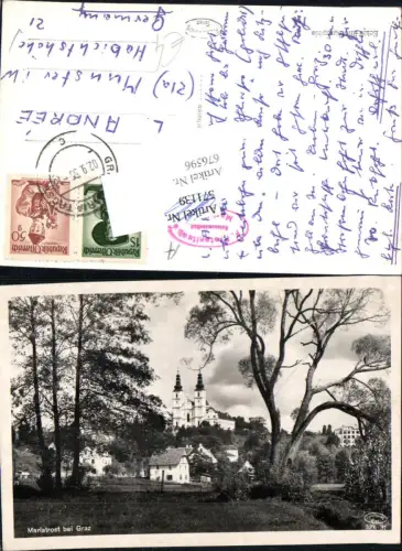 676596,Graz Stadt Mariatrost Maria Trost