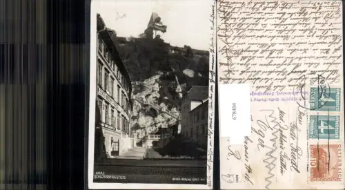 678404 Graz Schlossberg Schlossbergsteig gel. n. Eger