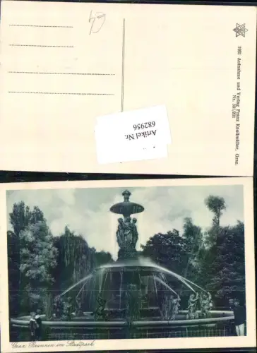 682956 Graz Stadtpark Brunnen