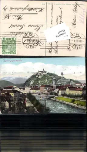 683117 Graz Stadt gegen Norden m. Mur pub Kölz Nachf. 9342