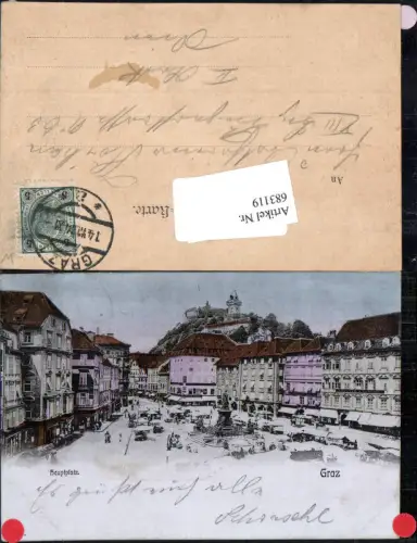 683119 Graz Stadt Hauptplatz 1900