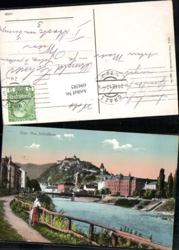 694585 Graz Schlossberg Mur Grieskai pub Strohschneider 640