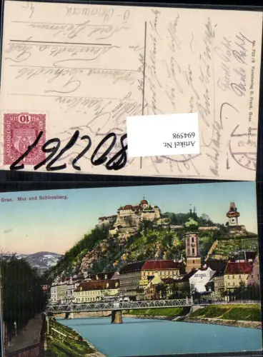 694598 Graz Mur Schlossberg Brücke pub S. Frank 725/8