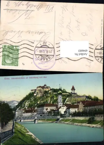 694603 Graz Schlossberg Mur pub S. Frank 725/21