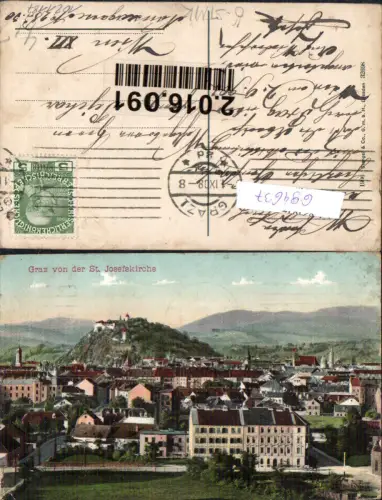 694637 Graz v.d. St. Josefskirche pub Stengel e Co. 32698