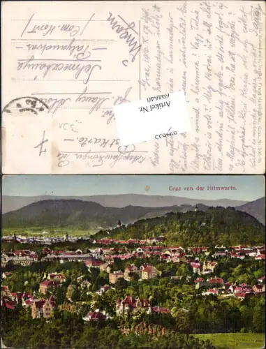 694640 Graz v.d. Hilmwarte pub Knollmüller 500/98