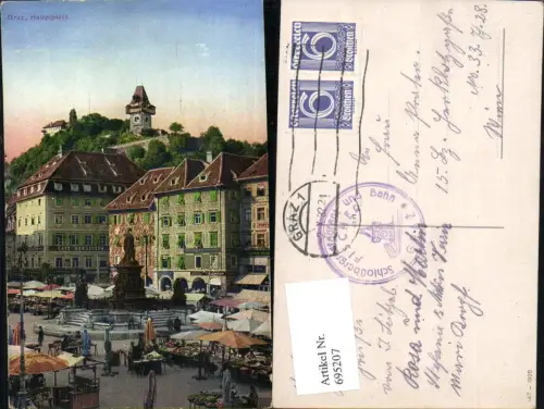695207 Graz Hauptplatz pub Strohschneider 147-1928