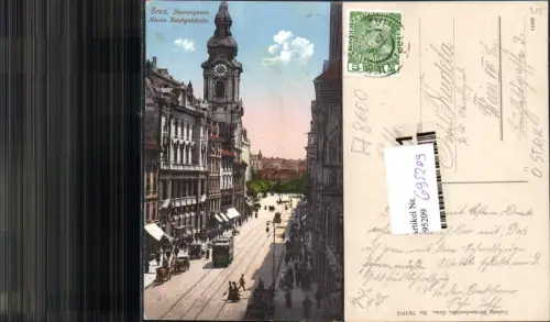 695209 Graz Hauptplatz pub Strohschneider 74/1912