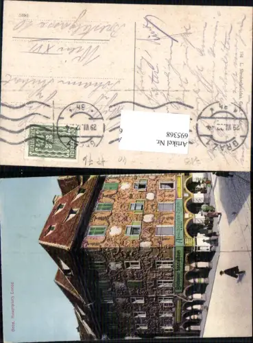 695368 Graz Luegg Ansichtskarten Zentrale H. Kölz Ansichtskartengeschäft pub Strohschneider