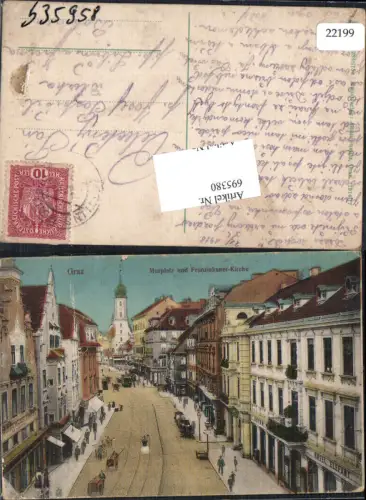 695380 Graz Murplatz Franziskaner Kirche pub Sussitz 02580
