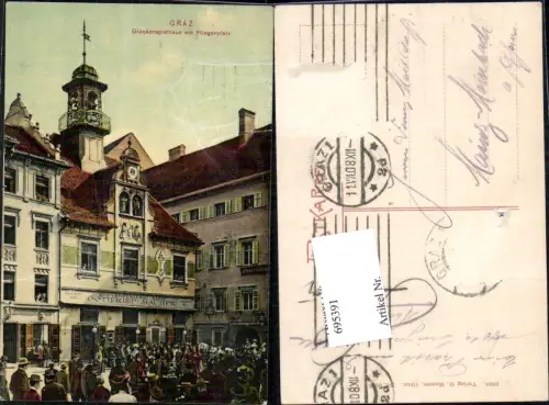 695391 Graz Glockenspiel Fliegenplatz Handlung Gottfried Maurer