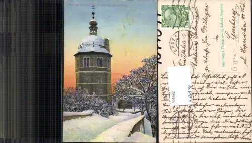 695392 Graz im Schnee Glockenturm am Schlossberg