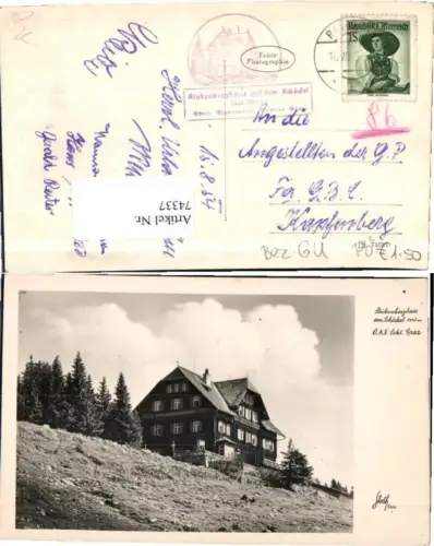 74337,Stubenberghaus Schöckel b. Radegund pub Sketh