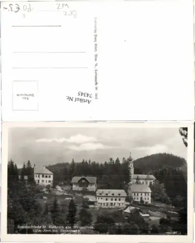 74345,Sommerfrische St Kathrein am Hauenstein