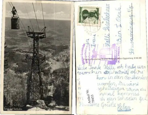 79453,Schöckel Seilbahn b. Radegund Eggenberg Bergbahn