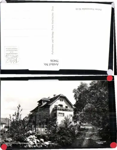 79456,Lassnitzhöhe Lassnitz b. Graz Pension Luisenheim