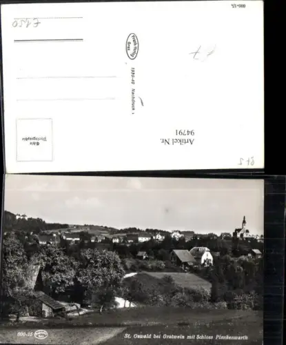 94791,St. Oswald bei Gratwein mit Schloss Plankenwarth