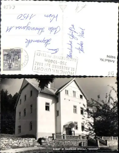 94894,Kurort St Radegund bei Graz Sonnhof Detailansicht