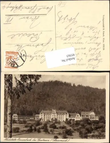 95563,Heilstätte Enzenbach b. Gratwein 1923