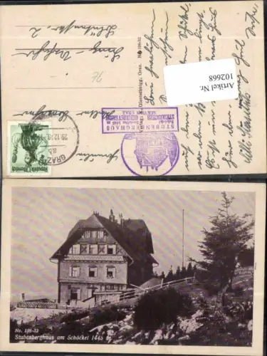 102668,Stubenberghaus bei Radegund Schöckel