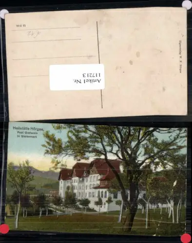 117213,Hörgas bei Gratwein Tolle AK Ansicht 1910