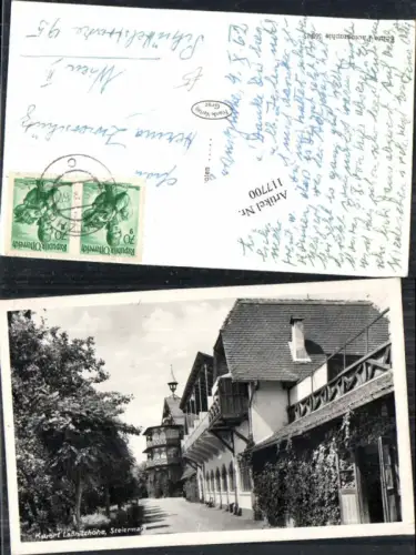 117700,Lassnitzhöhe bei Graz Partie um 1950