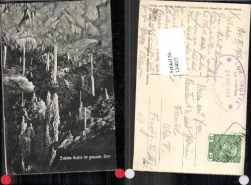 124027,Schöne Grotte bei Peggau Semriach 1914