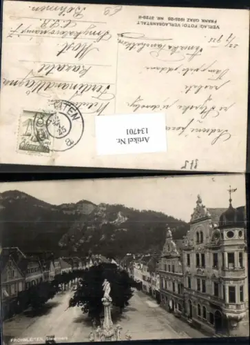 134701,Frohnleiten Marktplatz 1925