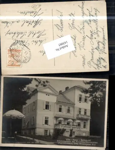 143085,Villa Novy bei Radegund Graz 1930 seltene AK