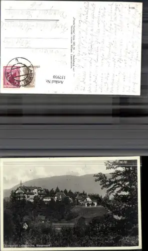 157930,Lassnitzhöhe Kuranstalt 1932