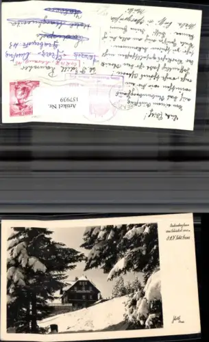 157939,Stubenberghaus a. Schöckel Winteransicht